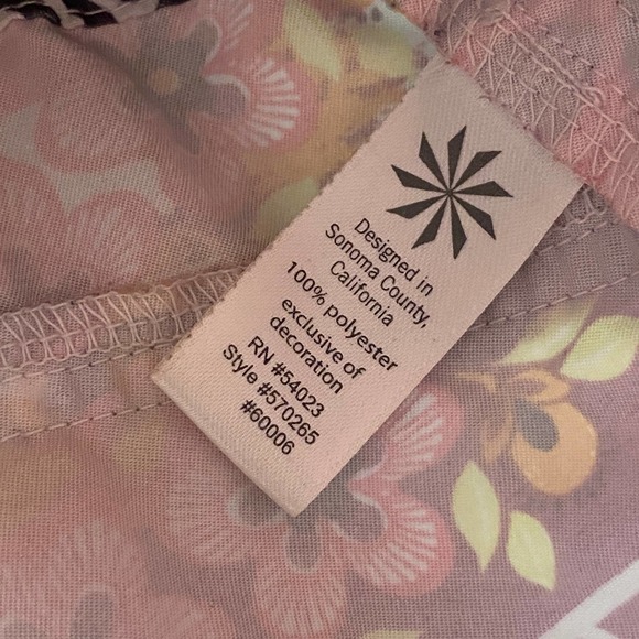 Athleta Shorts 10 Pink Floral Lanai Running Boardshort Mid Rise Athletic - Picture 10 of 11